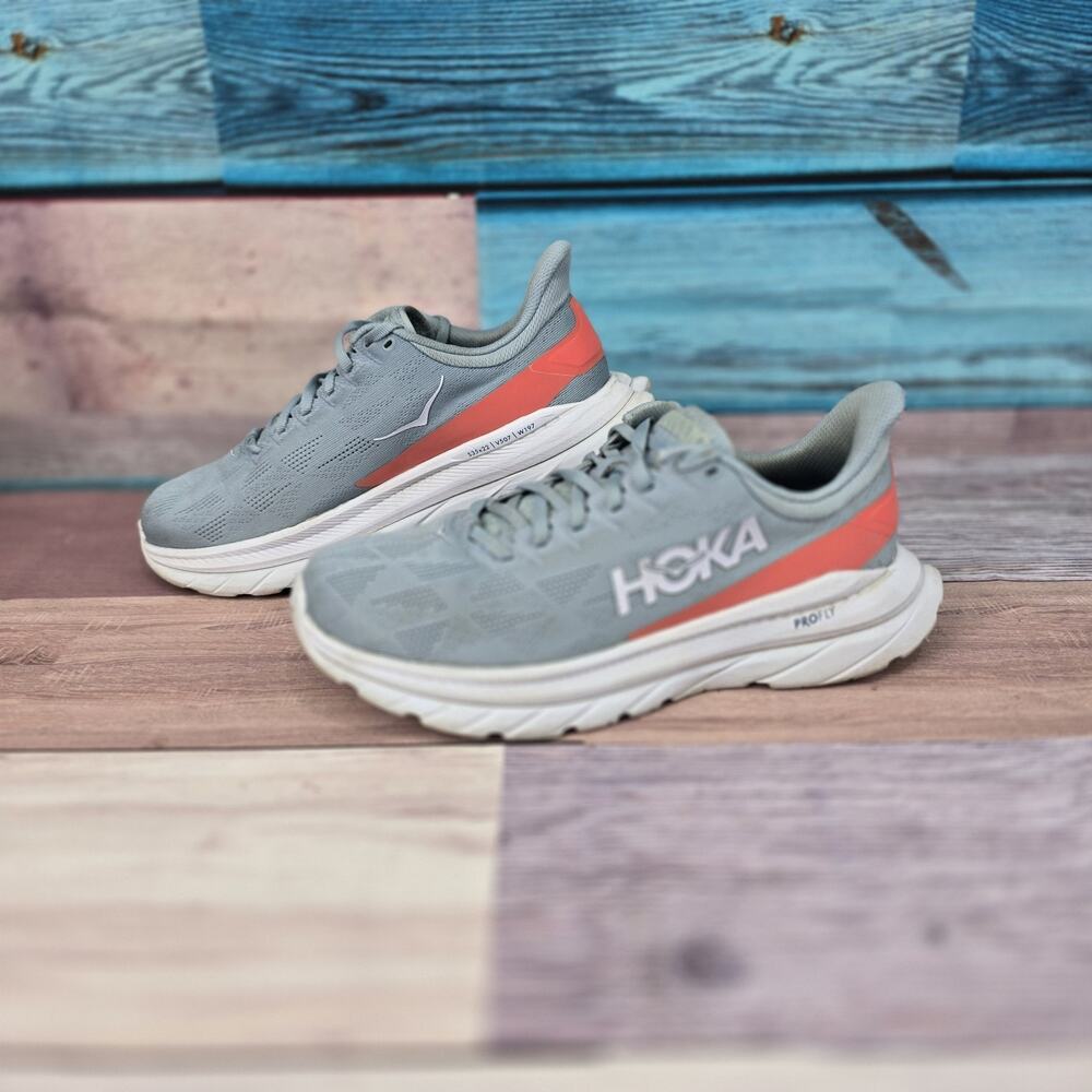 Hoka One One Mach 4 Women's Size 7.5B Shoes Sneakers Running Blue 1113529 BGCS